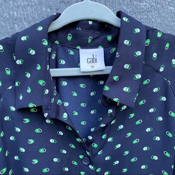 CABI Blue Button Up Blouse Lot of 2 Cabi Blue Blouse - Picture 3 of 10